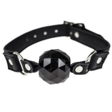 Silencer Black Crystal Ball Gag