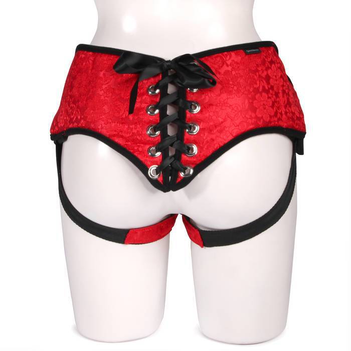 Sportsheets Chantilly Lace Heavy Duty Corset-Back Unisex Strap-On Harness