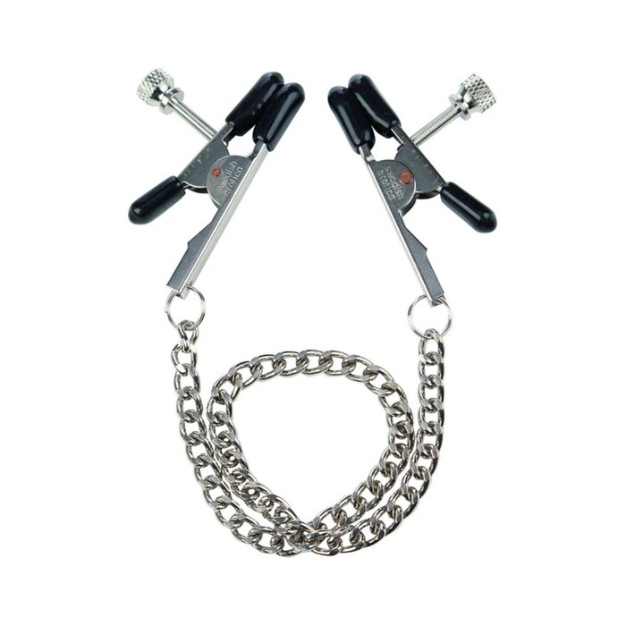 Bull Nose Nipple Clamps With Chain