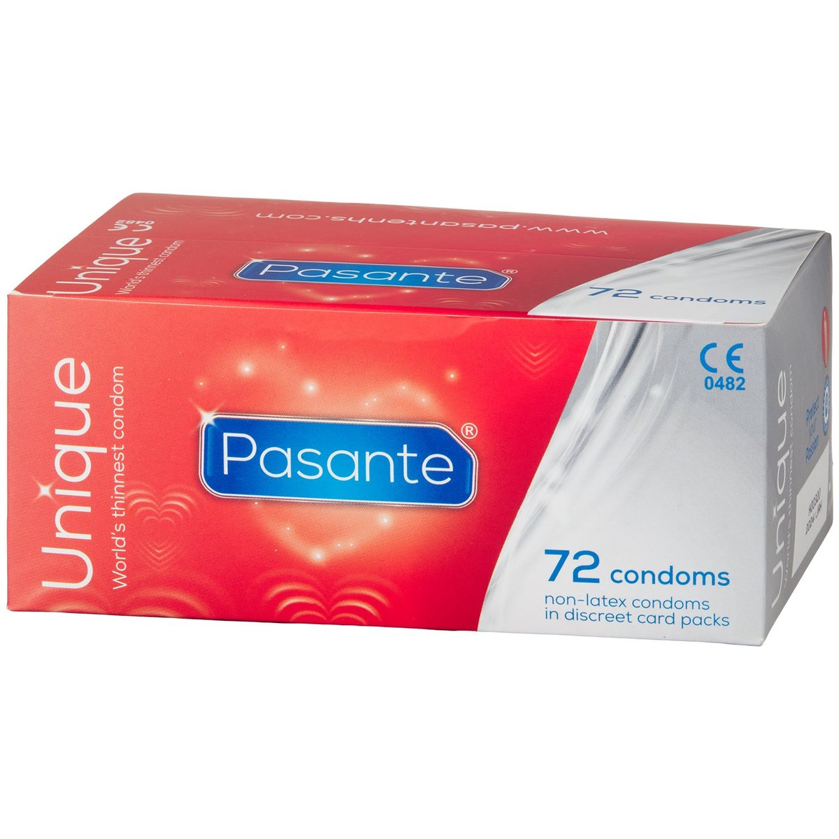 Pasante Unique Latex-free Condoms 72 pcs - Clear