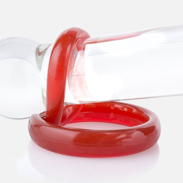 Non-Vibe Super Stretchy Cock Rings - Screaming RingO2 Red