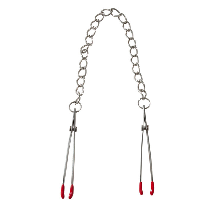 Tweezer Nipple Clamps with Chain