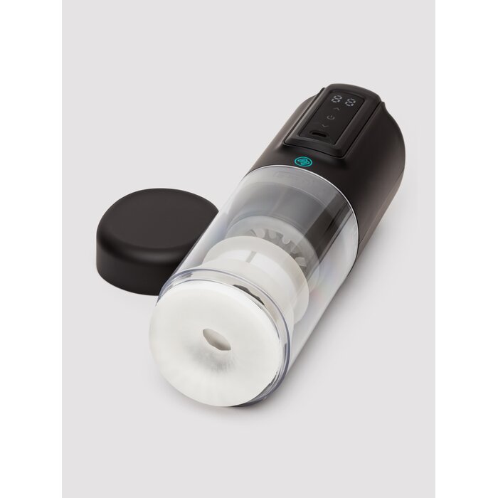Blowmotion Rechargeable Thrusting Rotating Male Masturbator - Black