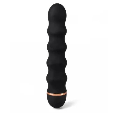 Ripplator 20 Speed Black Silicone Wave Vibrator