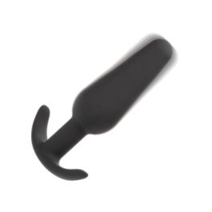 CalExotics Vibrating Slim Butt Plug - Black
