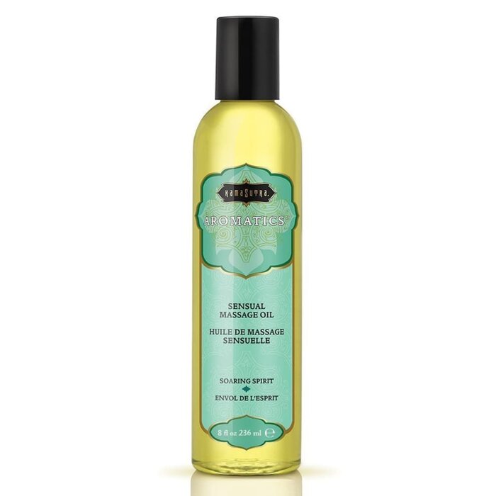 Kama Sutra Aromatics Sensual Massage Oil - Soaring Spirit - 8 oz.