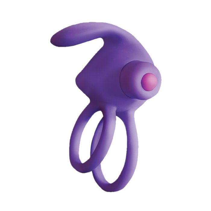Ram Vibrating Cock Ring - Purple