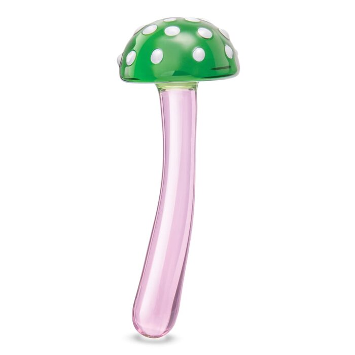 Magic Mushroom 7.5" Glass Dildo