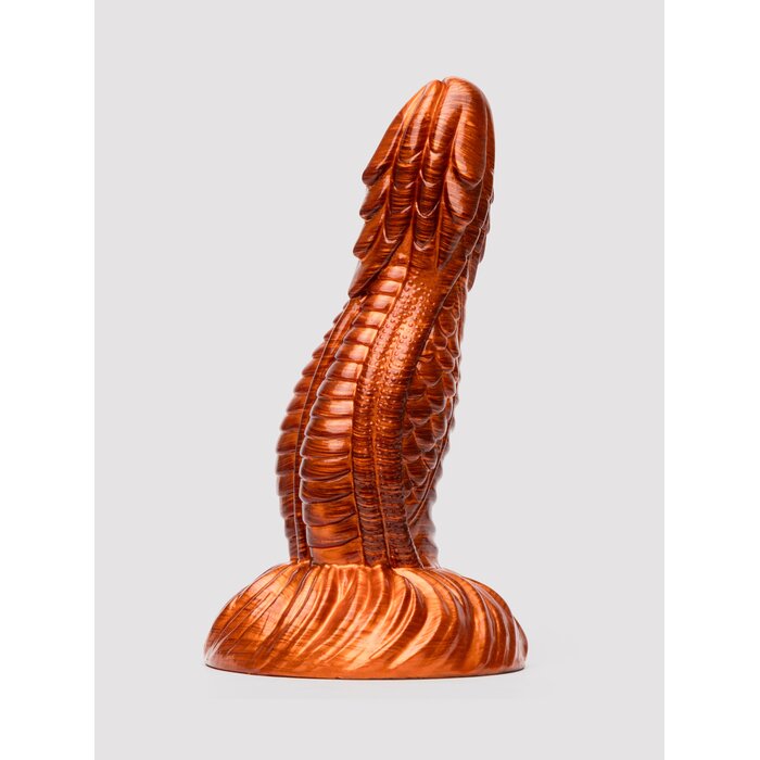 Lovehoney Lust Legend Fantasy Scaly Dragon Dildo - Orange