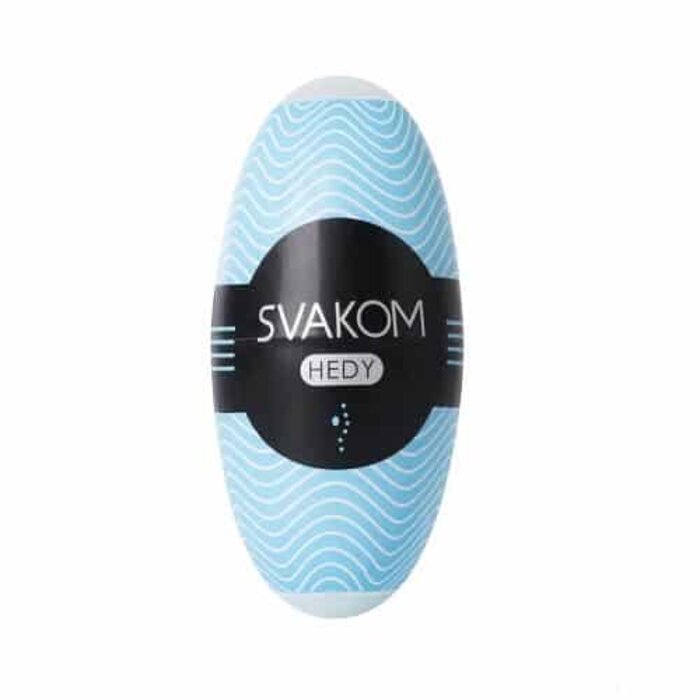 Svakom Hedy Reuseable Egg Style Male Masturbator – Blue