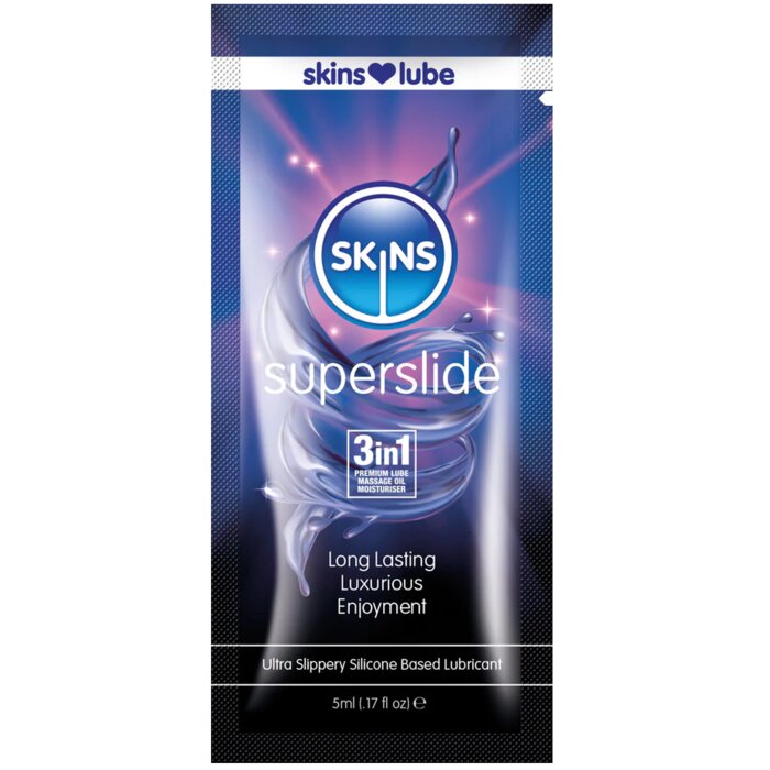 Skins Super Slide Silicone Lubricant - 5ml Foil