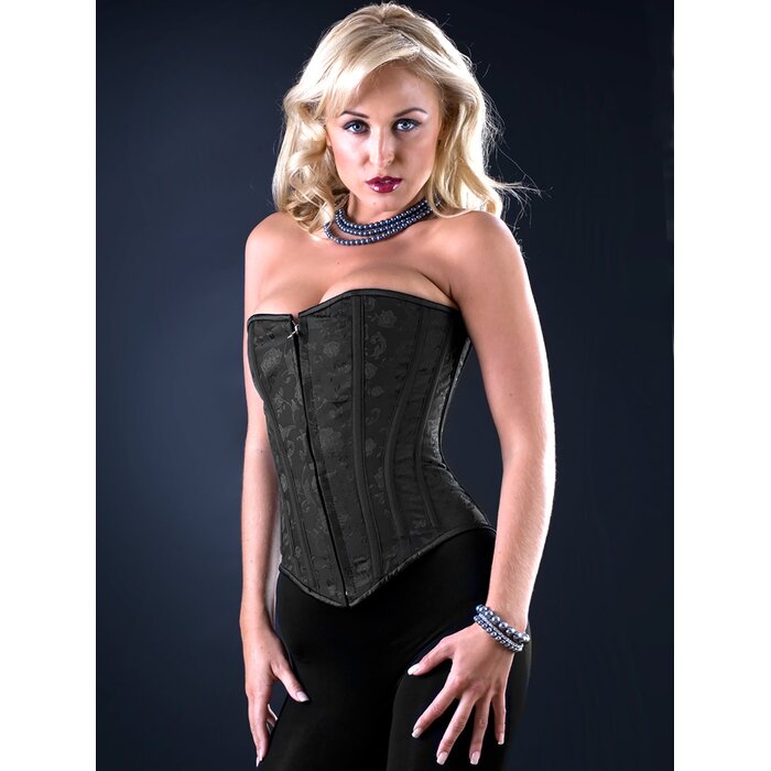 Brocade Zip Corset