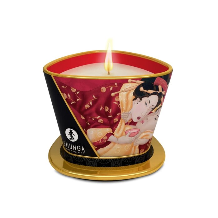 Massage Candle - Romance - Sparkling Strawberry Wine