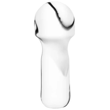 Lux-Lover White Marble 16 Function Powerful Mini Wand Vibrator