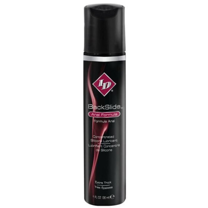 ID Backslide Silicone Based Anal Relaxant Lube 1 floz