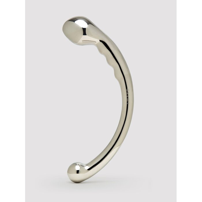 Le Wand Hoop G-Spot Double-Ended Stainless Steel Dildo - Silver