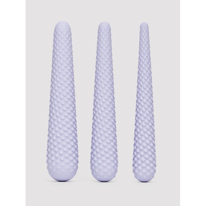 Rocks Off Unite Double Ended Textured Silicone Dilator Set - Purple