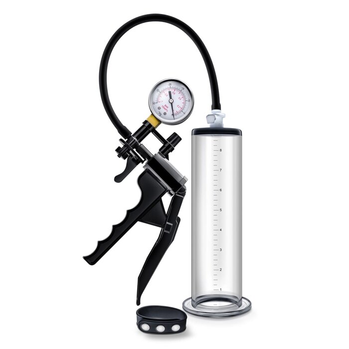 Performance VX8 Premium Penis Pump System with Silicone Cock Strap