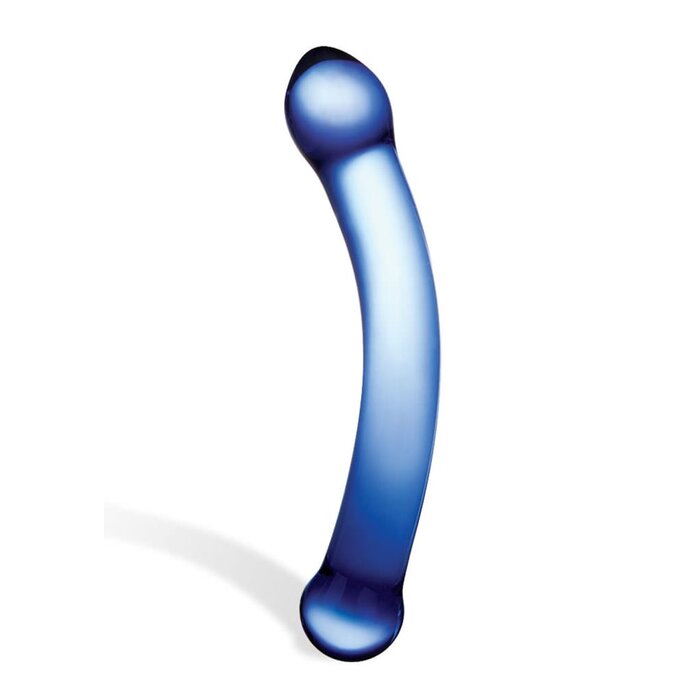 Curved G-Spot 6" Glass Dildo