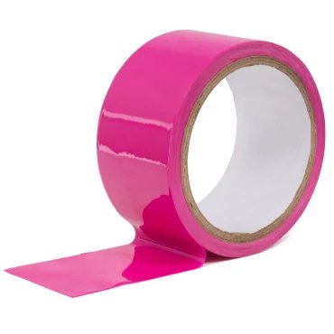 Hot Pink PVC Bondage Tape - 20m