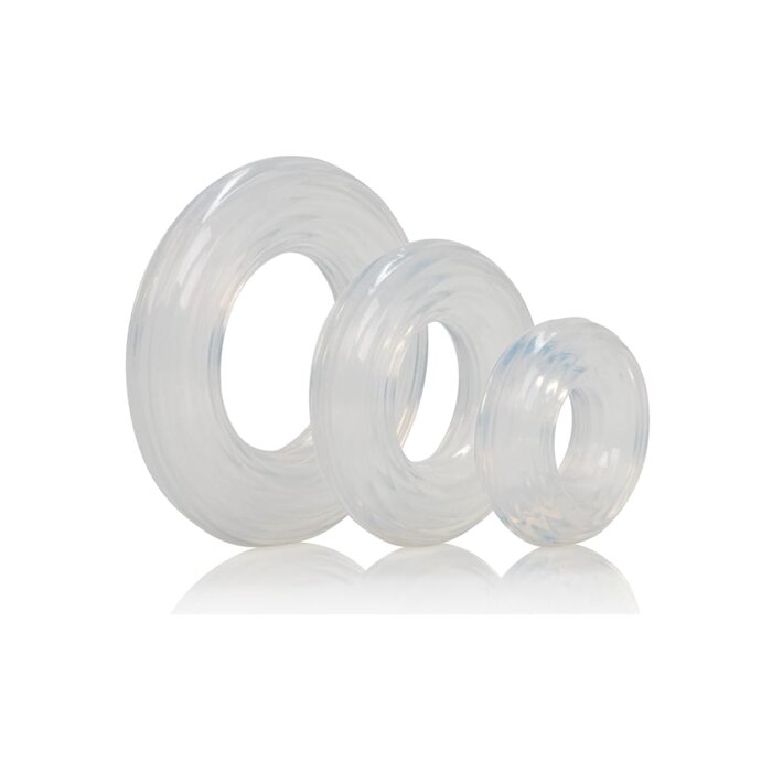 Premium Silicone Ring Set - Clear