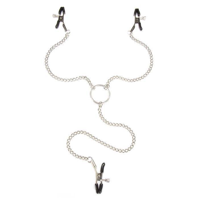 Bondage Boutique Adjustable Nipple Clamps and Clit Clamp