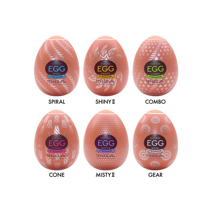Tenga Egg Variety Pack - Hard Boiled II 6-Pack