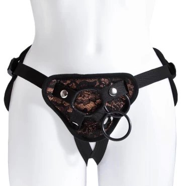Amber Lace Luxury Strap-On Harness