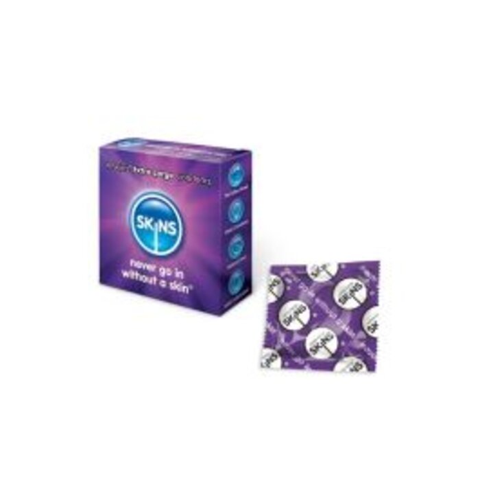 Skins: Extra Large Condoms - 4 Pack