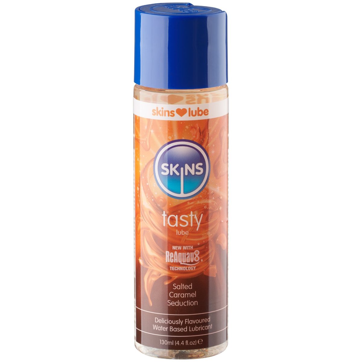 Skins Tasty Salted Caramel Seduction Water-based Lube 130 ml - Clear