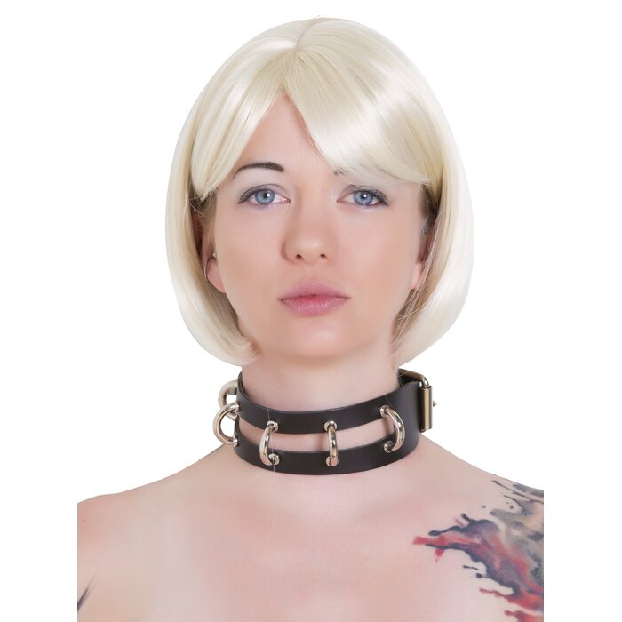 Leather Split D-Ring Collar