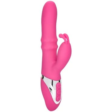 Rub It Pink Rolling Bead Rabbit Vibrator