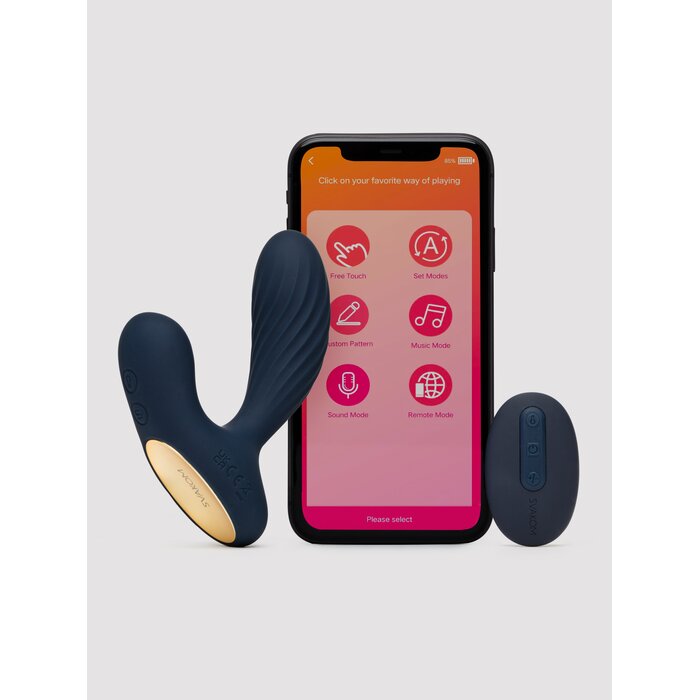 Svakom Vick Neo 2 App Controlled Heating and Vibrating Prostate Massager - Blue