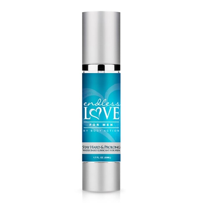 Endless Love for Men Stay Hard and Prolong Water Based Lubricant - 1.7 oz.