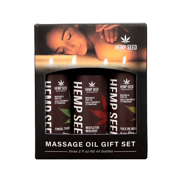 Holiday 2025 Hemp Seed Massage Trio Gift Set