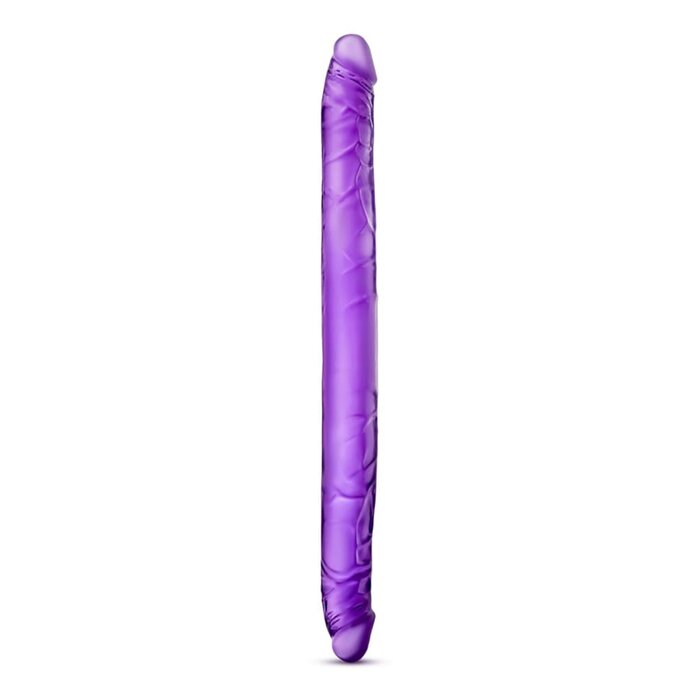 B Yours - 16" Double Dildo - Purple