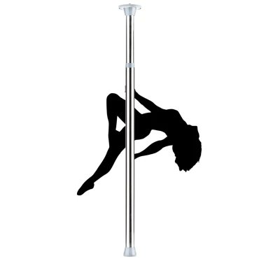 Night Moves Metal Adjustable Static Dance & Fitness Pole