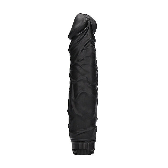 Realistic Multispeed Vibrator - 23cm - Black