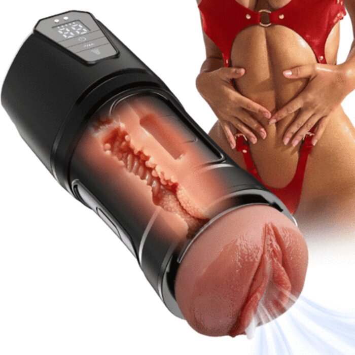 【Suck Till Breakdown】Challenger - 10 Vibrations  5 Suctions  Ultra-Realistic Vagina  Simulated Masturbator