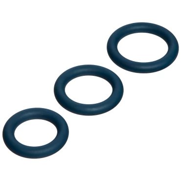 Titan Trio Dark Blue Set of Three Cock Rings