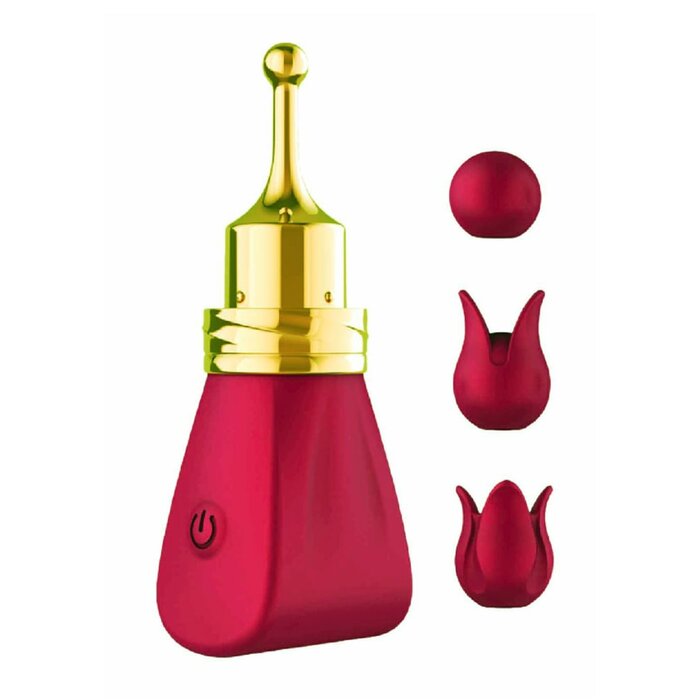 Gold Glam Tri-Tip Vibe - Red