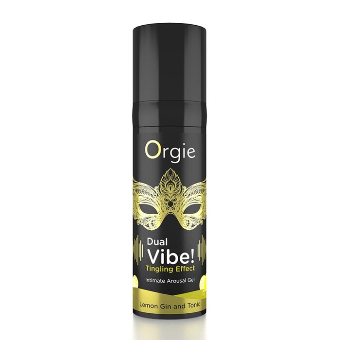 Orgie Dual Vibe Kissable Liquid Vibrator - Lemon Gin and Tonic