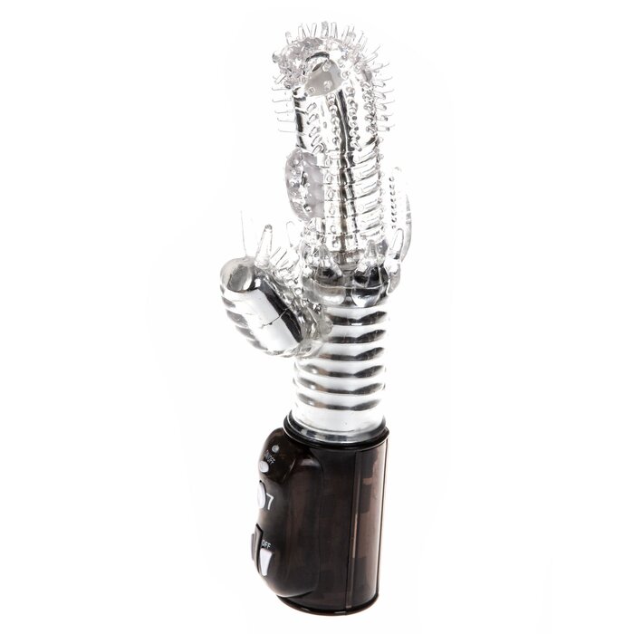 Clear Dou-Beads Jessica Rabbit Vibrator