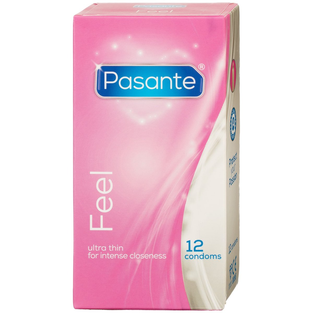 Pasante Feel Ultra Thin Condoms 12 pcs - Clear