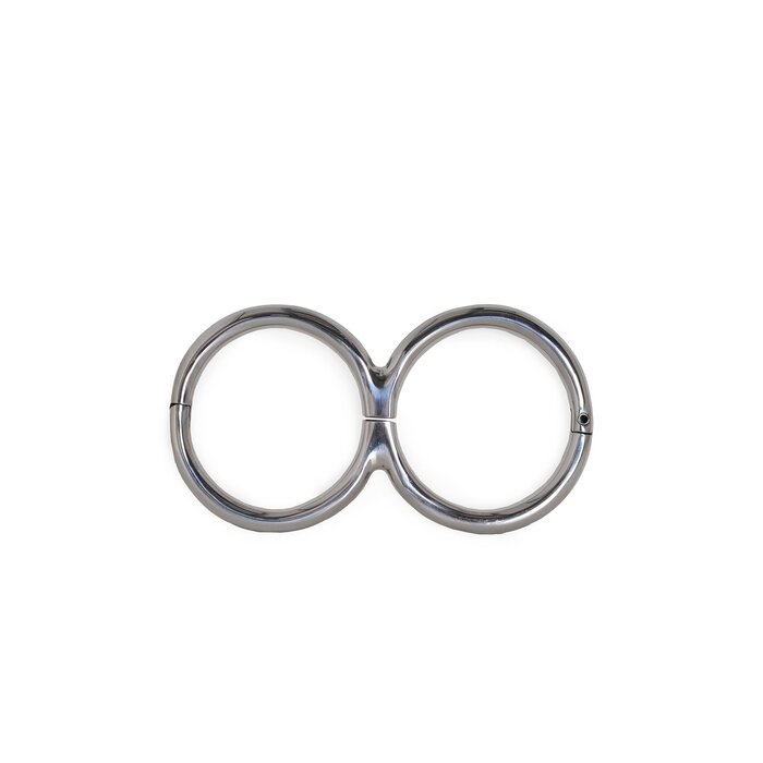 Men's Round Steel Wrist Cuffs