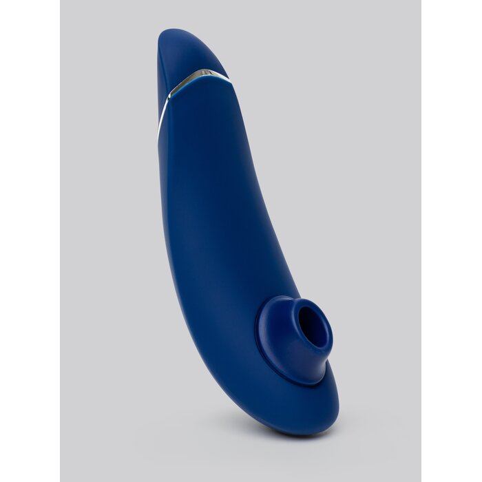 Womanizer Premium 2 Rechargeable Smart Silence Clitoral Suction Stimulator - Blue