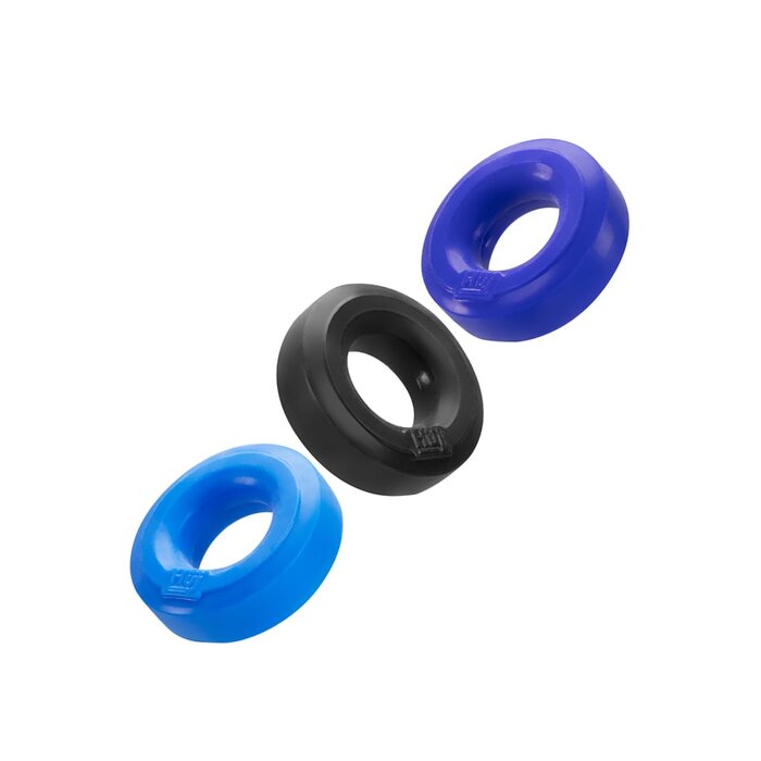 Hunky Junk HUJ C-Ring 3-Pack - Cobalt