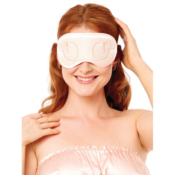 Sportsheets Peaches 'n CreaMe Soft Eye Mask - Pink