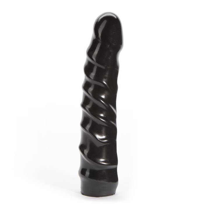 Doc Johnson Code Black Vac-U-Lock Raging Hard-On Dildo 8 Inch