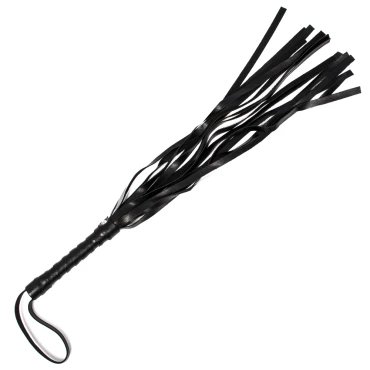 Wield and Whip Black Flogger - 17 Inch